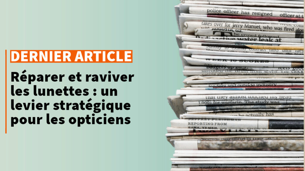 Article tengeances Réparer et raviver les lunettes