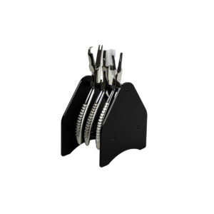 Râtelier à pinces noir 8 cm