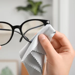 Lingette en microfibre pour lunettes