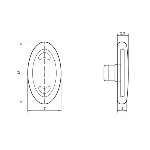 dimensions-plaquette-silicone-13 mm-a-clip