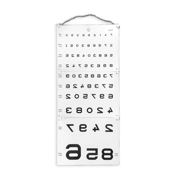 echelle optometrique a chiffres inverses eh211