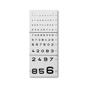 echelle optometrique chiffres