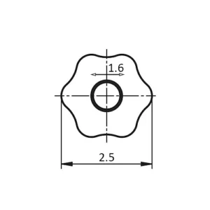 ecrou-etoile-diam-1.6mm-ec103