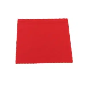 lingette lunettes microfibre rouge corail -150 x 150 mm - mi230